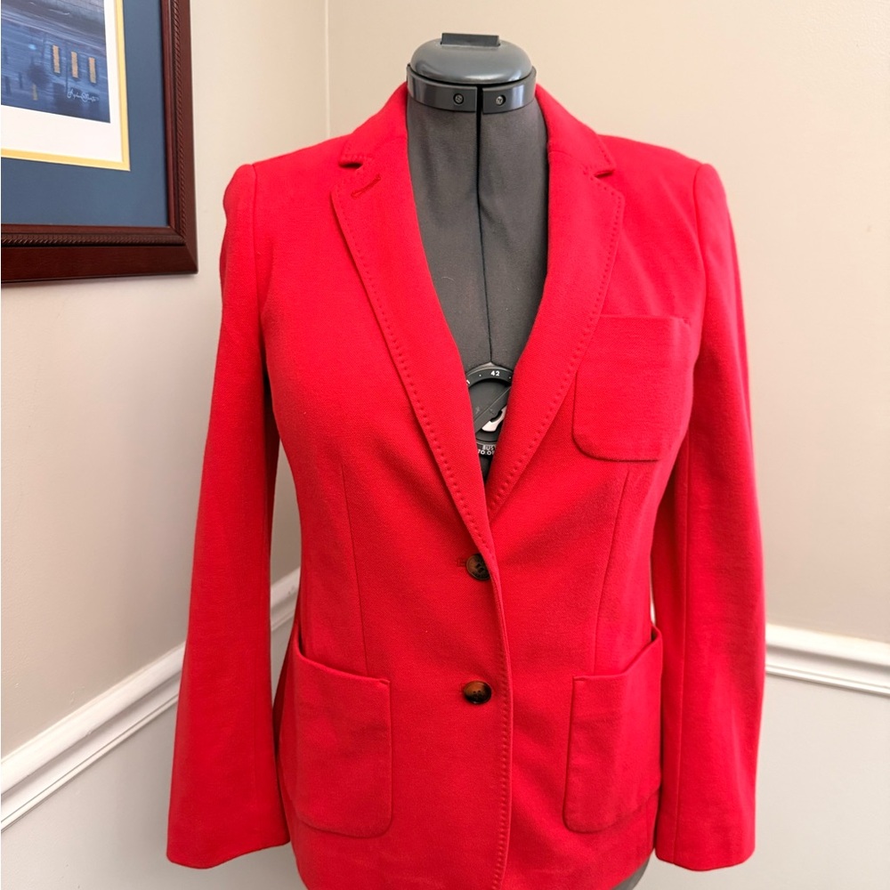 Talbots Vibrant Red Blazer